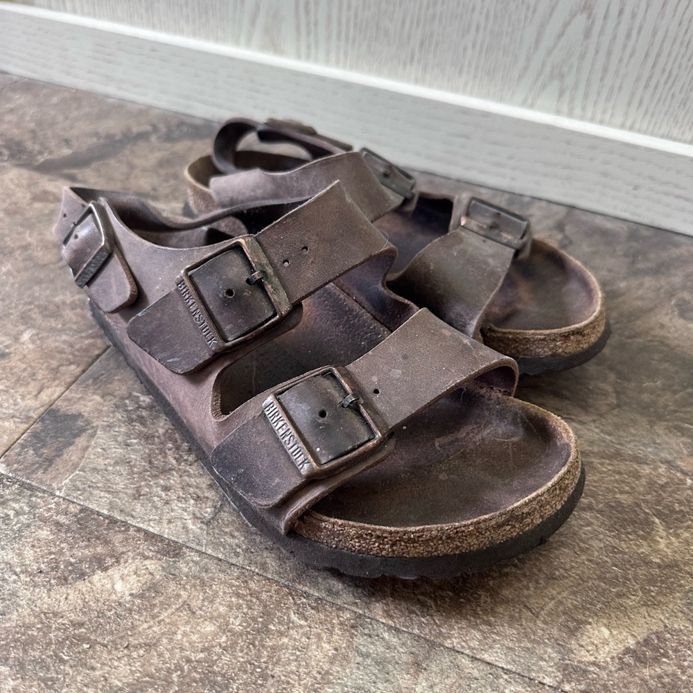 Oiled leather Birkenstock